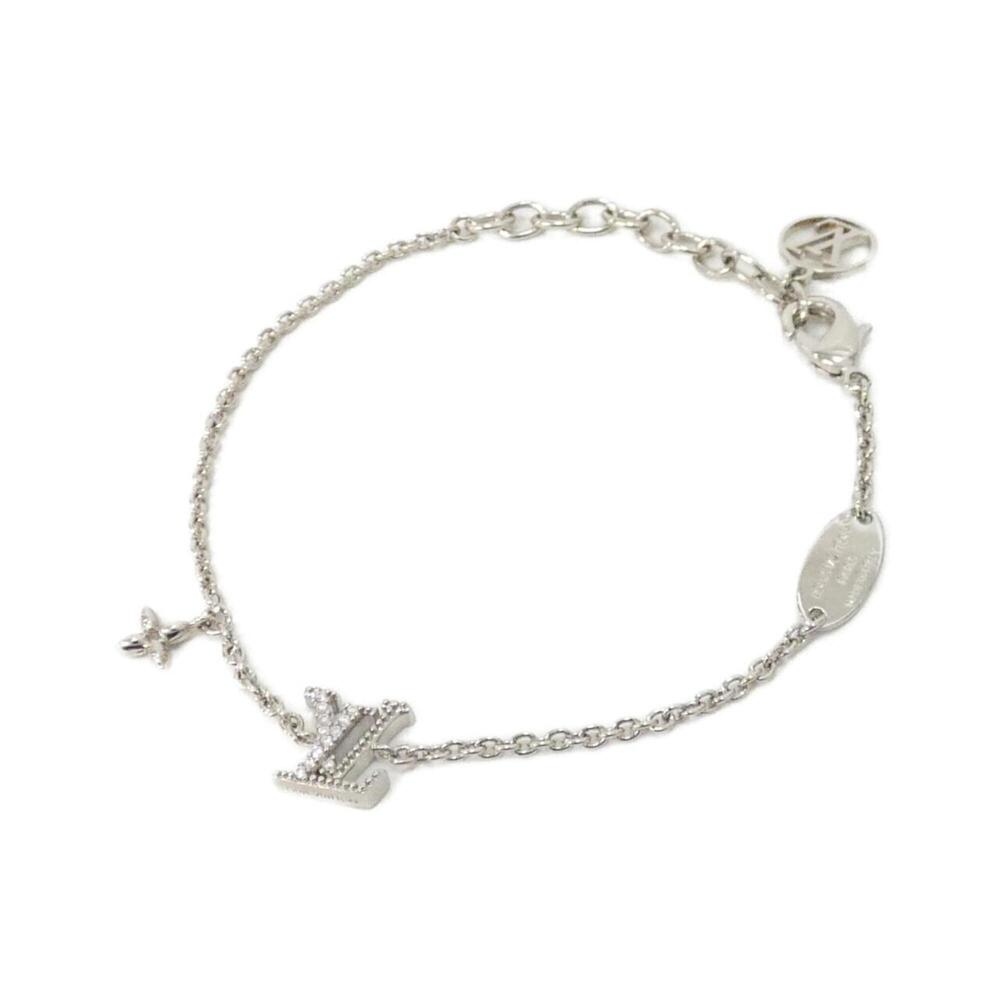 LOUIS VUITTON Silver Charm Bracelet